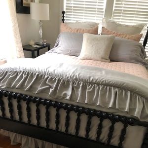 Pottery Barn duvet cover and shams
